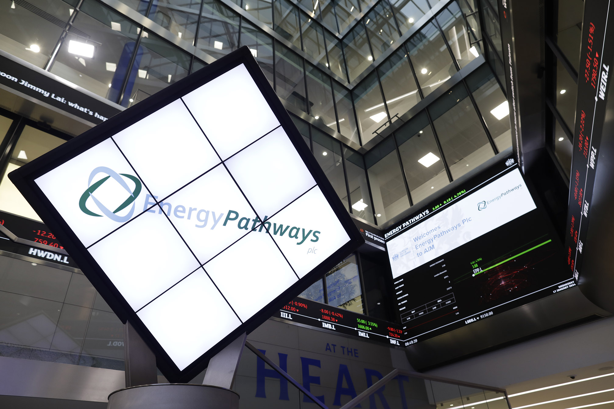 Today marks EnergyPathways plc admission to trading on AIM