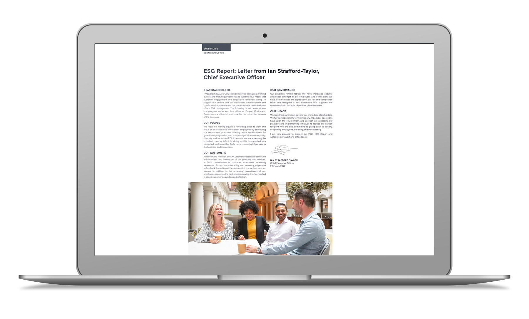 Make it happen, succeed together, be the customer, go beyond